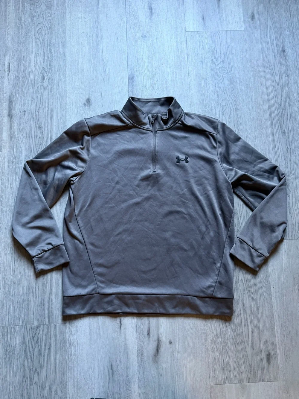 Under Armour Men’s Charcoal Gray Half-Zip Performance Pullover